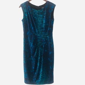 Cheeta B Jewel Tone Sheath Dress Size 4